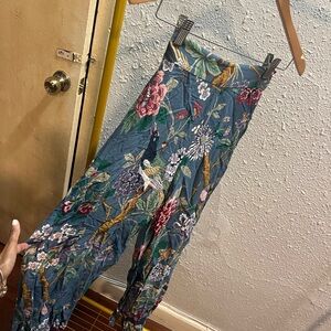 H&M Multicolor Floral Pants